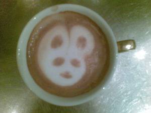 Latte art - Coniglio