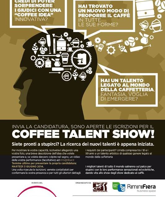 IL COFFEE TALENT SHOW, METTI IN MOSTRA IL TUO TALENTO