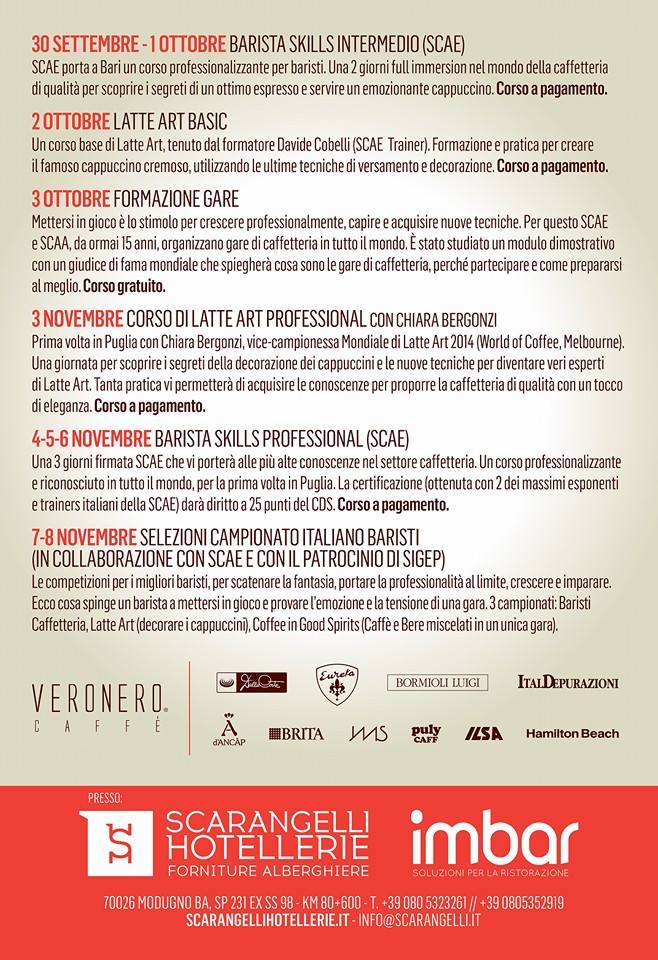 programma eventi