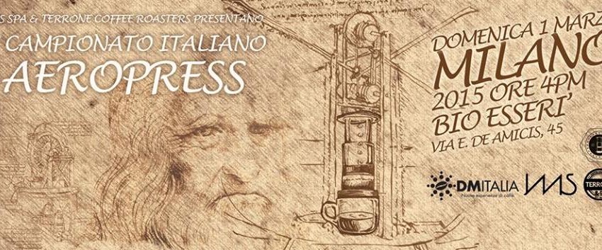 A MILANO DOMENICA 1 MARZO, IL SECONDO CAMPIONATO ITALIANO AEROPRESS