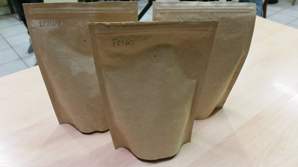 I 3 campioni di caffè assaggiati durante il test