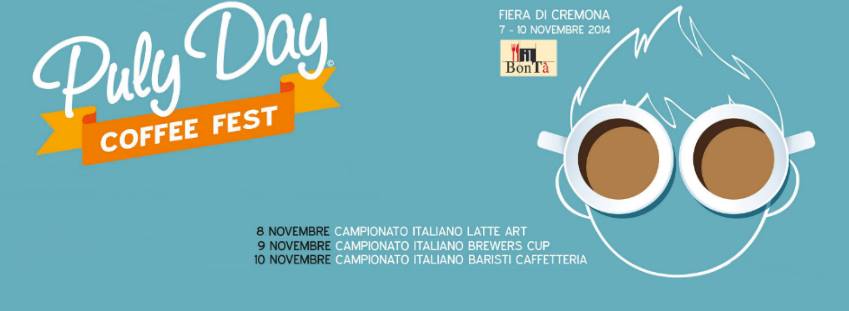 “PULY DAY COFFEE FEST”, DAL 7 AL 10 NOVEMBRE A CREMONA