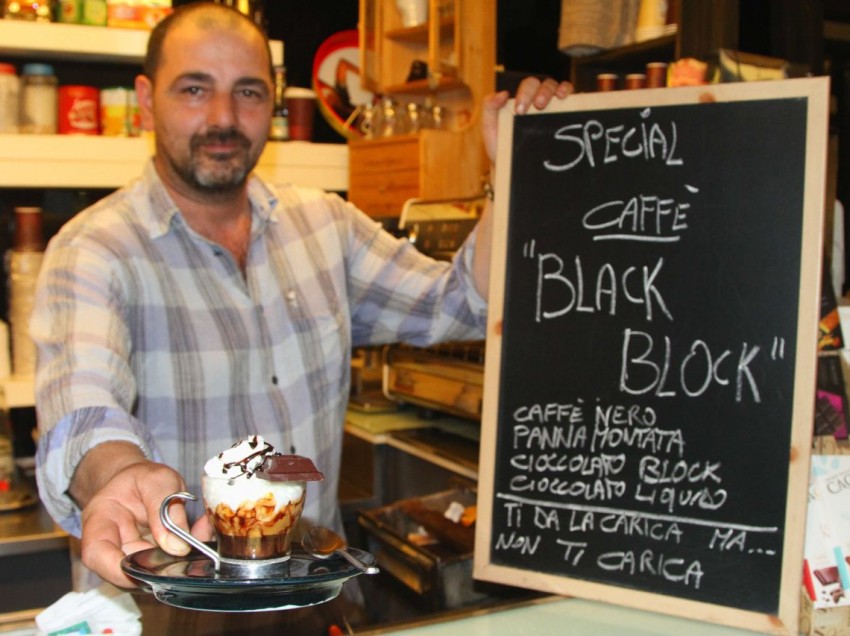 CAFFE’ “BLACK BLOCK”, UN CAFFE’ CHE TI DA LA CARICA…
