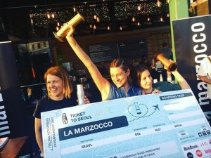 il podio 2017 Campionato Italiano Aeropress