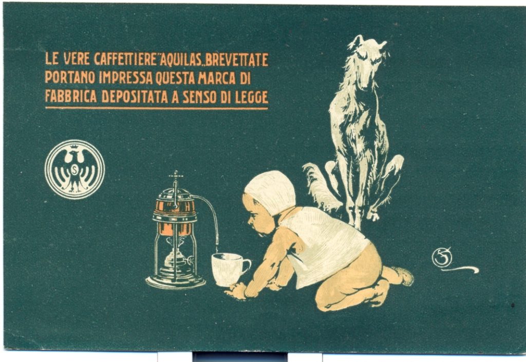 Pubblicità caffettiera 1924