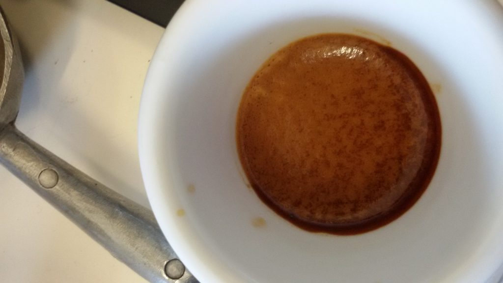 tazzina di espresso