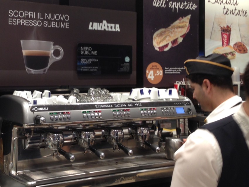 IL CAFFÈ SUBLIME DI LAVAZZA IN STAZIONE