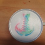 Il cappuccino arcobaleno...