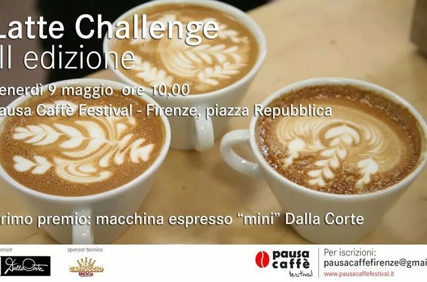 LATTE CHALLENGE, UNA GARA DI LATTE ART A PAUSA CAFFE’ FESTIVAL