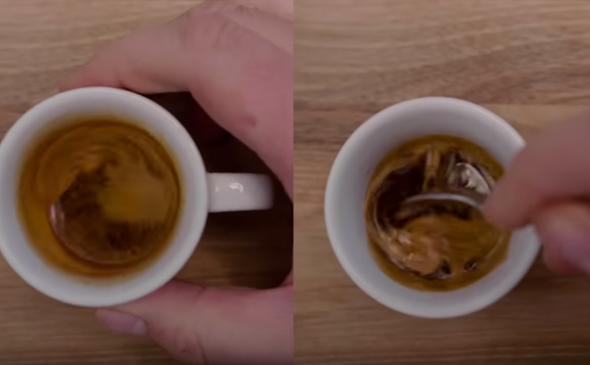 PERCHE’ IMPORTANTE GIRARE L’ESPRESSO CON IL CUCCHIAINO PRIMA DI BERLO