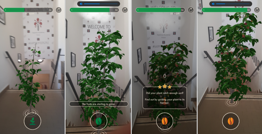 KAFFEE AR, FAI CRESCERE LA TUA PIANTA DI CAFFE’ CON UN APP