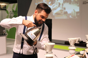 Rubens Gardelli durante la sua gara Brewers Cup