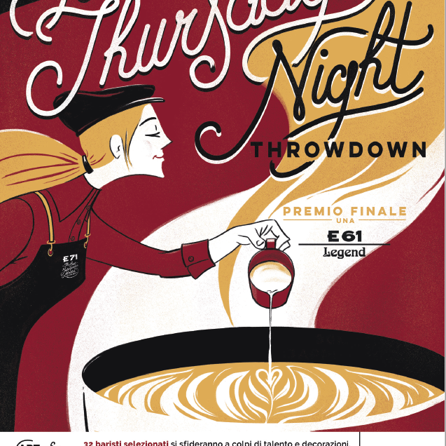 A MILANO I CAMPIONI DELLA LATTE ART SI SFIDANO NEL “FAEMA THURSDAY NIGHT THROWDOWN”