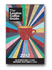 La copertina della London Coffee Guide 2013