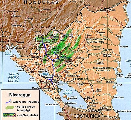 TUTTI I PAESI DEL CAFFE’: IL NICARAGUA