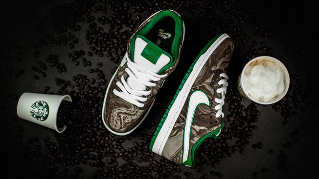 LE  “COFFEE SNEAKERS”….IN VERSIONE STARBUCKS!!!