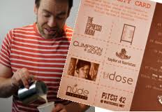 SE AD ESSERE PREMIATO E’ IL CLIENTE INFEDELE, LE  COFFEE DISLOYALTY CARD